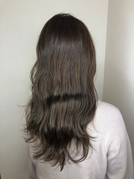 モルニ(MORNI) モカブラウン_マロンベージュ Aラインボブ かきあげ