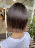 【hair salon W】外はねぱっつんボブ