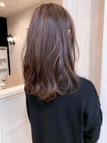 キャアリー(Caary)&nbsp;福山市美容院ラベンダーグレージュ　イルミナカラー人気caary