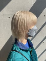 ゲーム 吉祥寺店(GAME)&nbsp;ミルクティーベージュ/ダブルカラー/ケアブリーチ/髪質改善/原宿