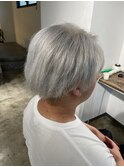 メンズホワイトシルバー