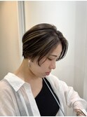 ショート/似合わせカット[表参道/ブリーチ/ハイライト]