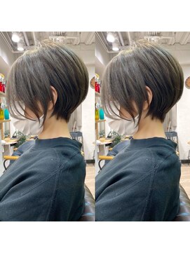 バンプ ギンザ(BUMP GINZA) 30代40代50代・大人ショートボブ・白髪ぼかし・小顔カット