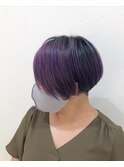 ショート×ラベンダー