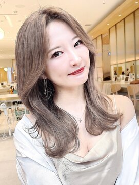 アフロートリノ(AFLOAT Leino) 2wayバング 韓国前髪 シースルー ミディアム くびれヘア