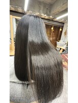 ヴィア(via) オリーブグレージュ×髪質改善カラー