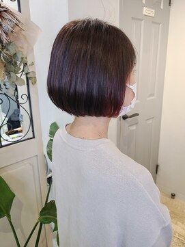 ヘア ケア ディエイチケー(HAIR CARE DHK) イヤリングカラーピンクで可愛らしく