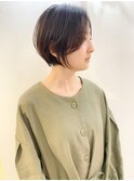 イメチェン大人気骨格補正ショートボブ