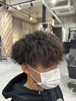 ビカムメンズヘアー 栄店(become men's hair)&nbsp;【ツイストスパイラルマッシュ】名古屋栄メンズカットパーマ