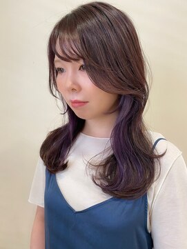 イーストハムネオ(EAST HAM NEO) 韓国レイヤーカット/艶髪ブラウン