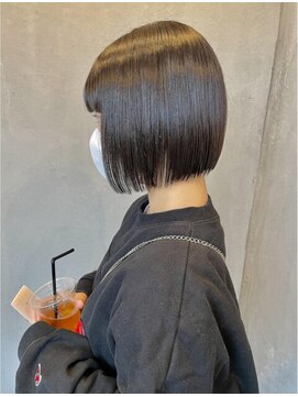 ラヴィズム 長岡店(LUVISM) 顔周りレイヤーダブルカラーボブおくれ毛前髪長岡新潟