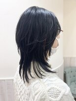 ネオリーブソラ 相模大野店(Neolive sola) 黒髪ウルフ/レイヤースタイル/ウルフヘア