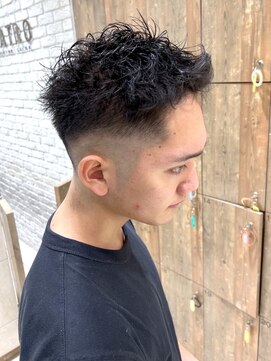 クアトログランシュ ひたちなか店(QUATRO×GranCieux) フェードショート【ひたちなか/メンズ/フェード】