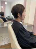 大人可愛い20代30代40代50代60代ショートボブ/大分/別府