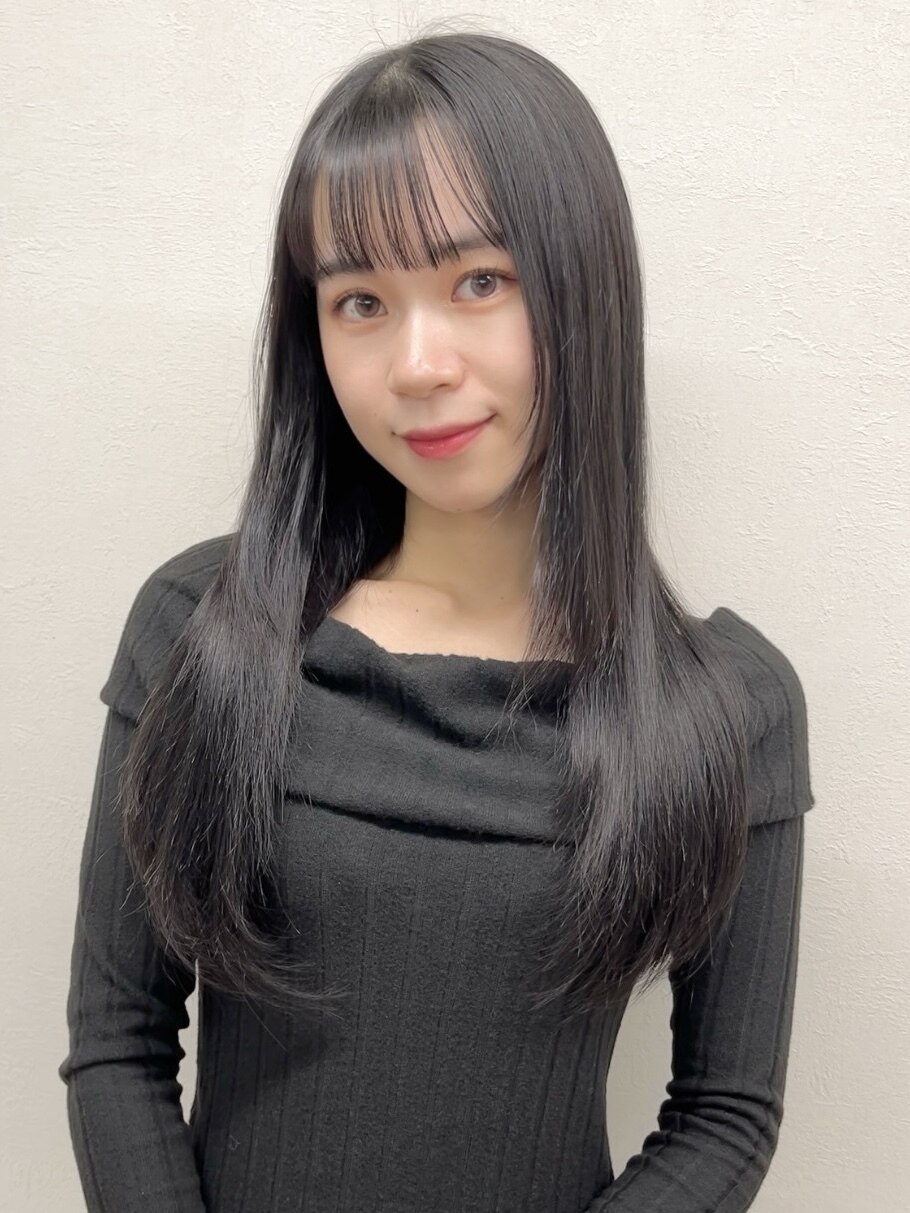 馴染ませレイヤーカットと高級エクステ80本で美髪ロングに