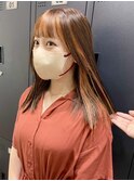 ミルクティーベージュダブルカラーケアブリーチインナーカラー