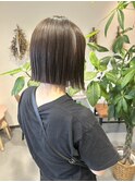 ぱつっとボブ