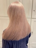 ベレーザ 渋谷(BELEZA)&nbsp;9325渋谷ブロンドホワイトアッシュ髪質改善ストレート韓国ヘア