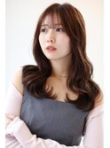 <瀧川彩季>シースルーバングにレイヤーカットで叶うくびれヘア