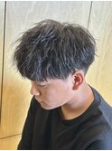 波巻きスパイラルパーマツイストスパイラルパーマシャドウパーマ