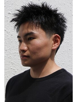 ヘアカロン 熊本本店(Hair CALON) メンズカットスパイキーショートベリショメンズパーマ