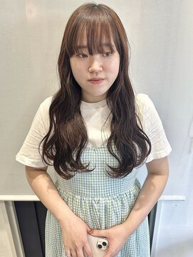 アルコイリスバイドールヘアー(ARCOIRIS by Dollhair) オレンジレッドブラウン暖色秋カラーウェーブ巻き髪韓国ヘア都島