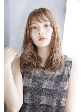 シュシュット(chouchoute) ワンレンボブルフ小顔ネビージュブリーチ縮毛矯正黒髪質改善/021