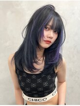 浮遊レイヤーウルフカット