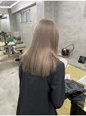 ☆ハイトーンブリーチミルクティーカラーホワイトベージュカラー