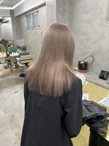 ミーム 原宿 表参道(meme)&nbsp;☆ハイトーンブリーチミルクティーカラーホワイトベージュカラー