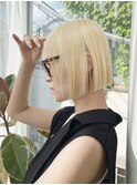 ブリーチ×ボブ×抜きっぱなしブロンド（表参道）
