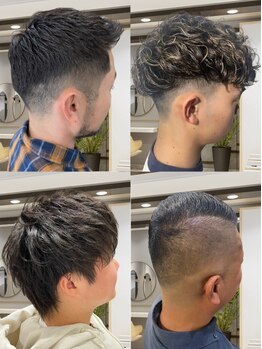 ラスター(LUSTER)の写真/【デザインカット新規¥2200/全員¥2500】21時まで営業!妥協しない男の身だしなみならLUSTERにお任せください