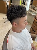 メンズ　ハードパーマ
