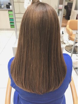 ウェル アアルト 海老名ビナウォーク店の写真/アアルト流髪質改善ストレート。ダメージを最小限に、柔らかく艶やかに美しくまとまる理想のストレートへ。
