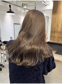 乾かすだけでキマる髪/馴染むハイトーンベージュカラー