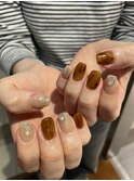 autumn nuance nail