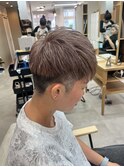 刈り上げショートヘア/ミルクティーベージュ　船橋　船橋駅