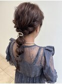 結婚式参列ヘアセット