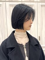 ティディ(Tidi) ミニボブ/ショートボブ/レイヤーボブ/ブルーブラック/豊中庄内