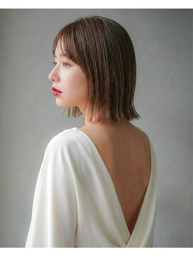 ボブ　髪質改善／白髪改善／白髪ぼかし／脱白髪染め