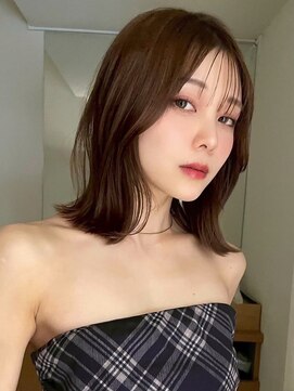 ヘアサロン リボーン(Hair salon Reborn) 王子ボブ白髪ぼかしハイライトショートボブカット20代30代