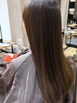 アフィネ ヘアライフデザイン(Affiner HAIR LIFE DESIGN) プレミアムストレート×カラー