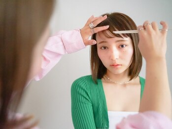 ネウィ 調布(newi)の写真/《調布駅3分》マンツーマンの丁寧な施術◎なりたいイメージに+α提案♪あなたにぴったりのstyleを叶えます!