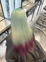 ゲーム 原宿店(GAME) デザインカラー/ミント/ダブルカラー/ハイトーン