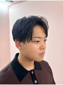 【room心斎橋/竹田鈴花】メンズ/アップバング/眉カットコース