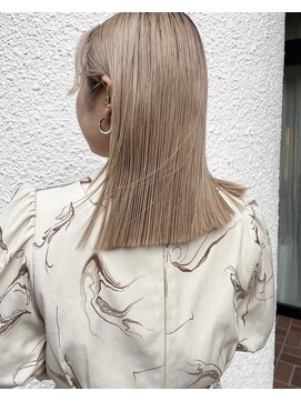 リコヘアー(LiCO HAIR) 那覇/イメチェン/ピンクベージュ/アンブレラカラー/前髪