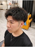 ツイスパショートアップバング