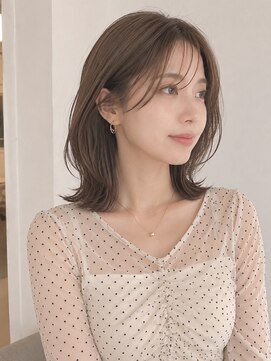 ノア 三宮店(NOA) 【NOA】韓国くびれミディシースルーバング似合わせ小顔カット