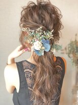 ヘアメイクサロンシャルメ(Hair Make Salon CHARMER)&nbsp;結婚式☆二次会★ゆるふわCharmeRポニーテール