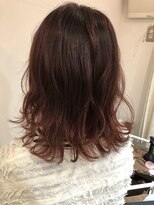 パティオンツー(PATIONN2)&nbsp;可愛いピンクグレージュカラー★オシャレ外ハネレイヤー！！